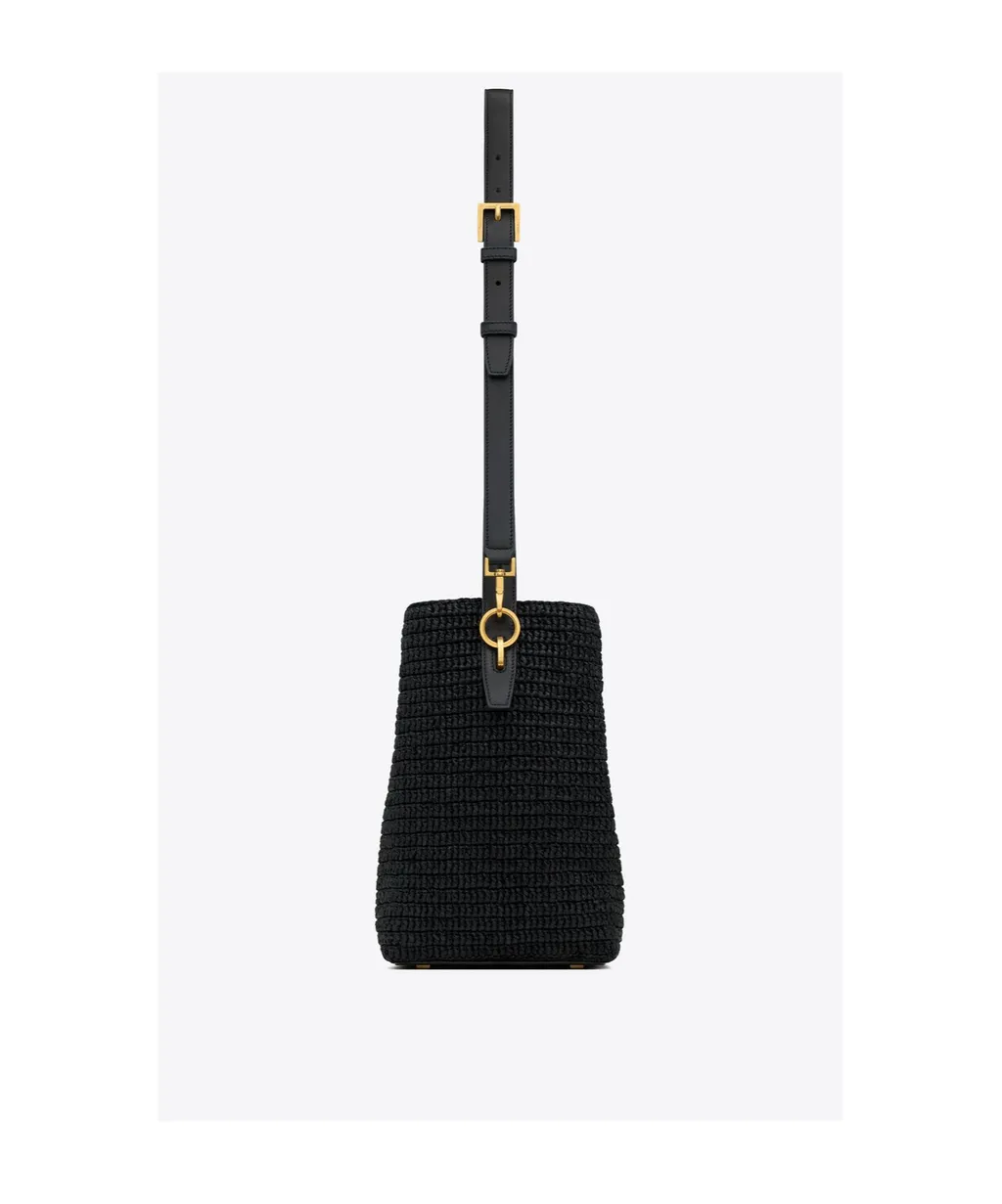 Saint Laurent Le 37 Logo Plaque Bucket Bag