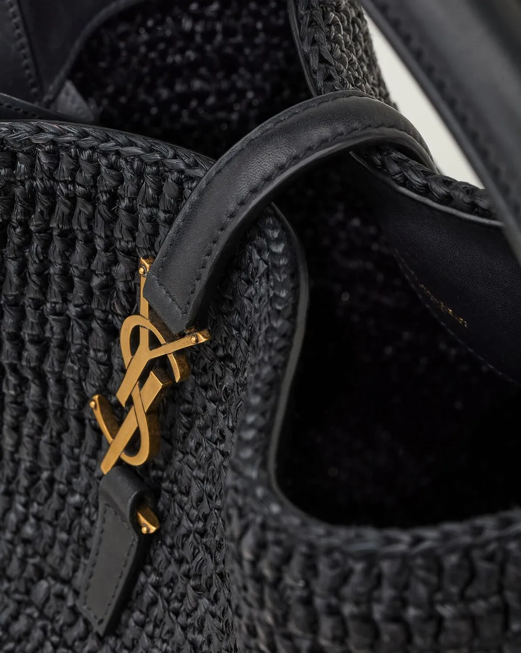 Saint Laurent Le 37 Logo Plaque Bucket Bag