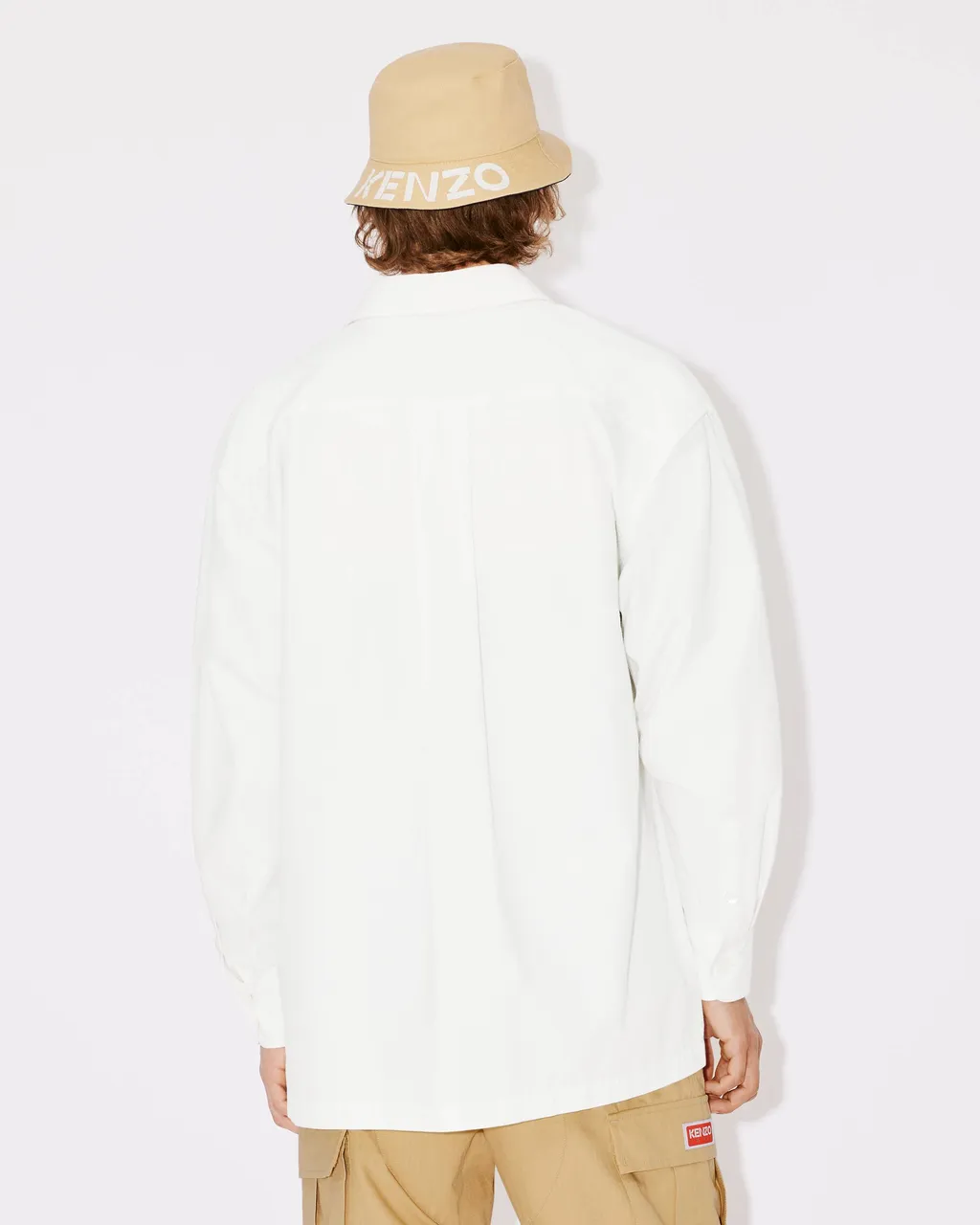 Kenzo Boke Flower Embroidered Buttoned Shirt