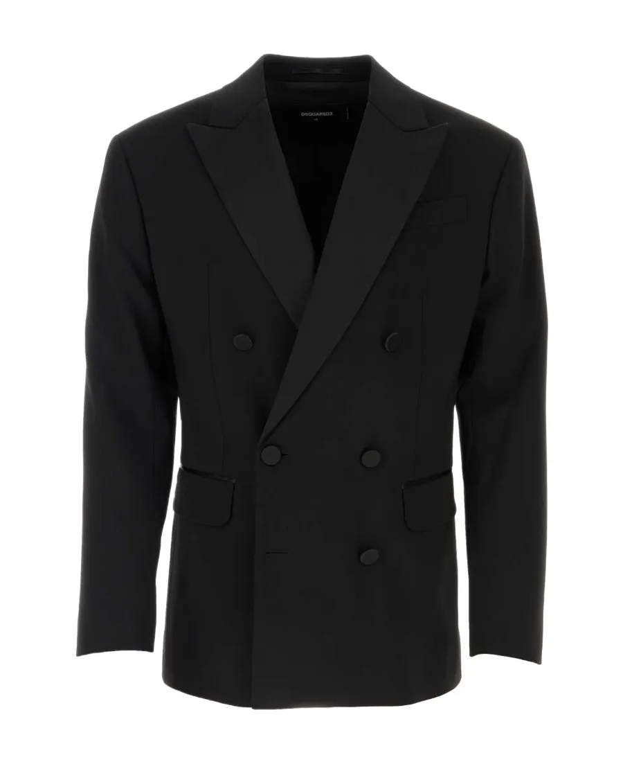 Dsquared2 Double-Breasted Long-Sleeved Blazer