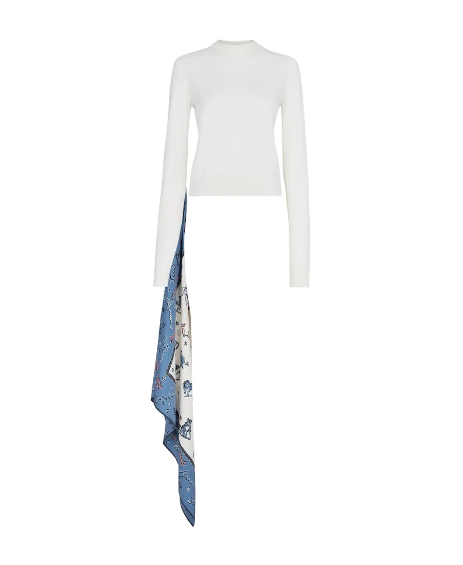 White Wool Jumper