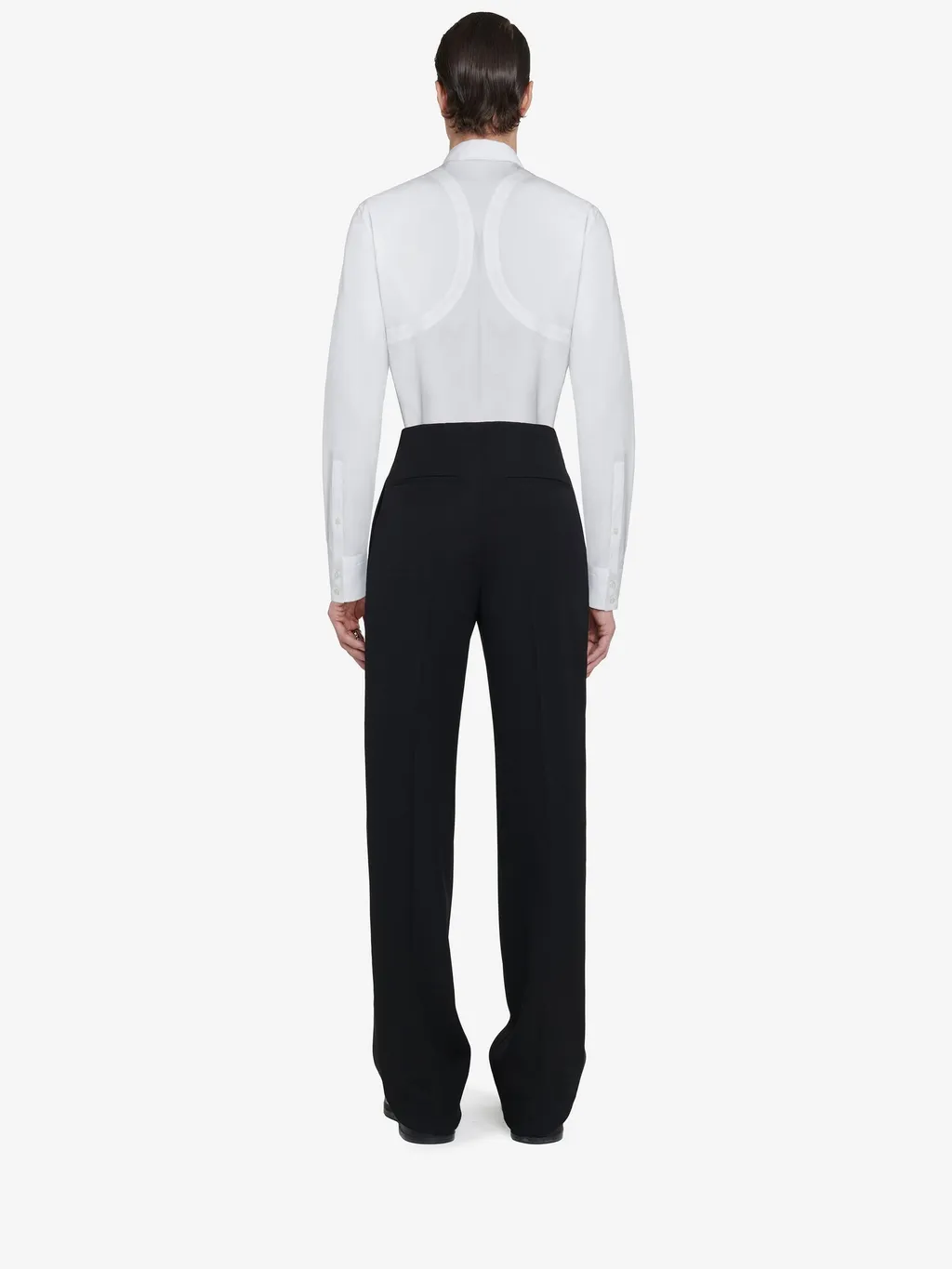 Alexander Mcqueen Wide-Leg Tuxedo Trousers