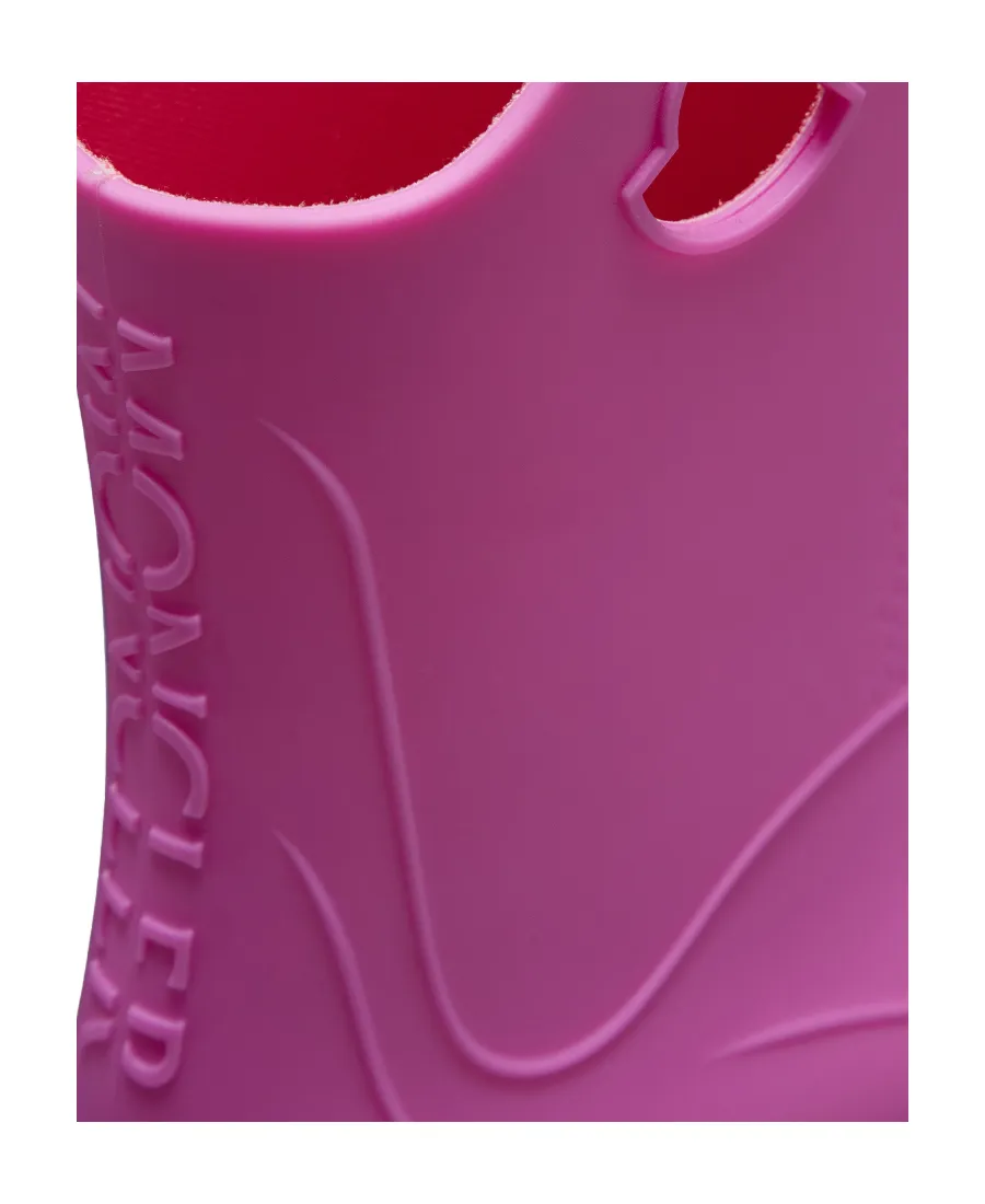 Moncler Misty Round-Toe Rain Boots
