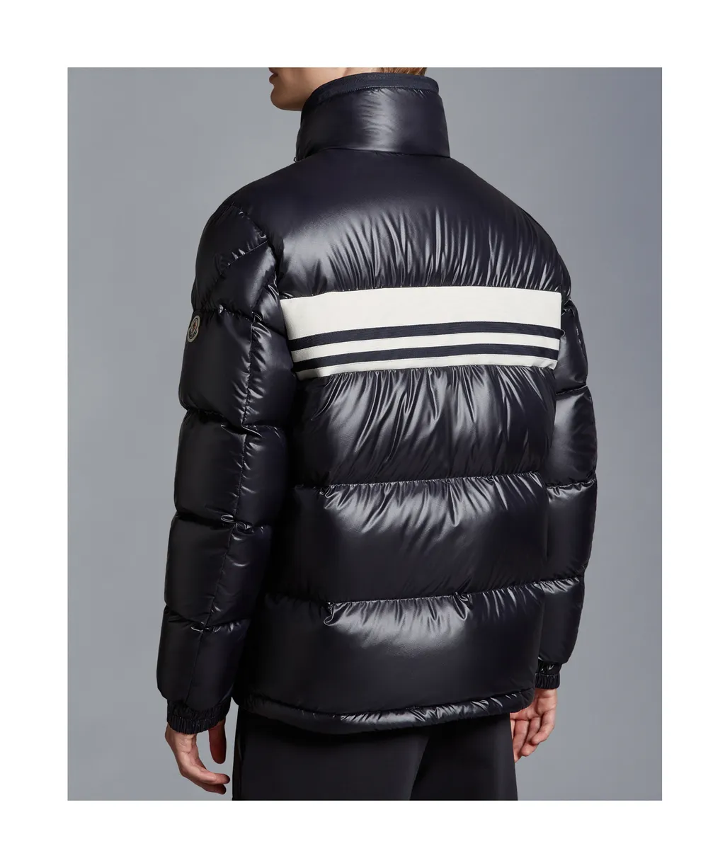 Moncler Logo Embroidered Zip-Up Puffer Jacket