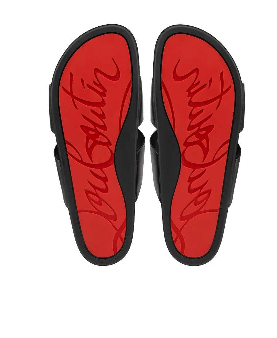 Christian Louboutin Dhabubizz Logo Plaque Sandals