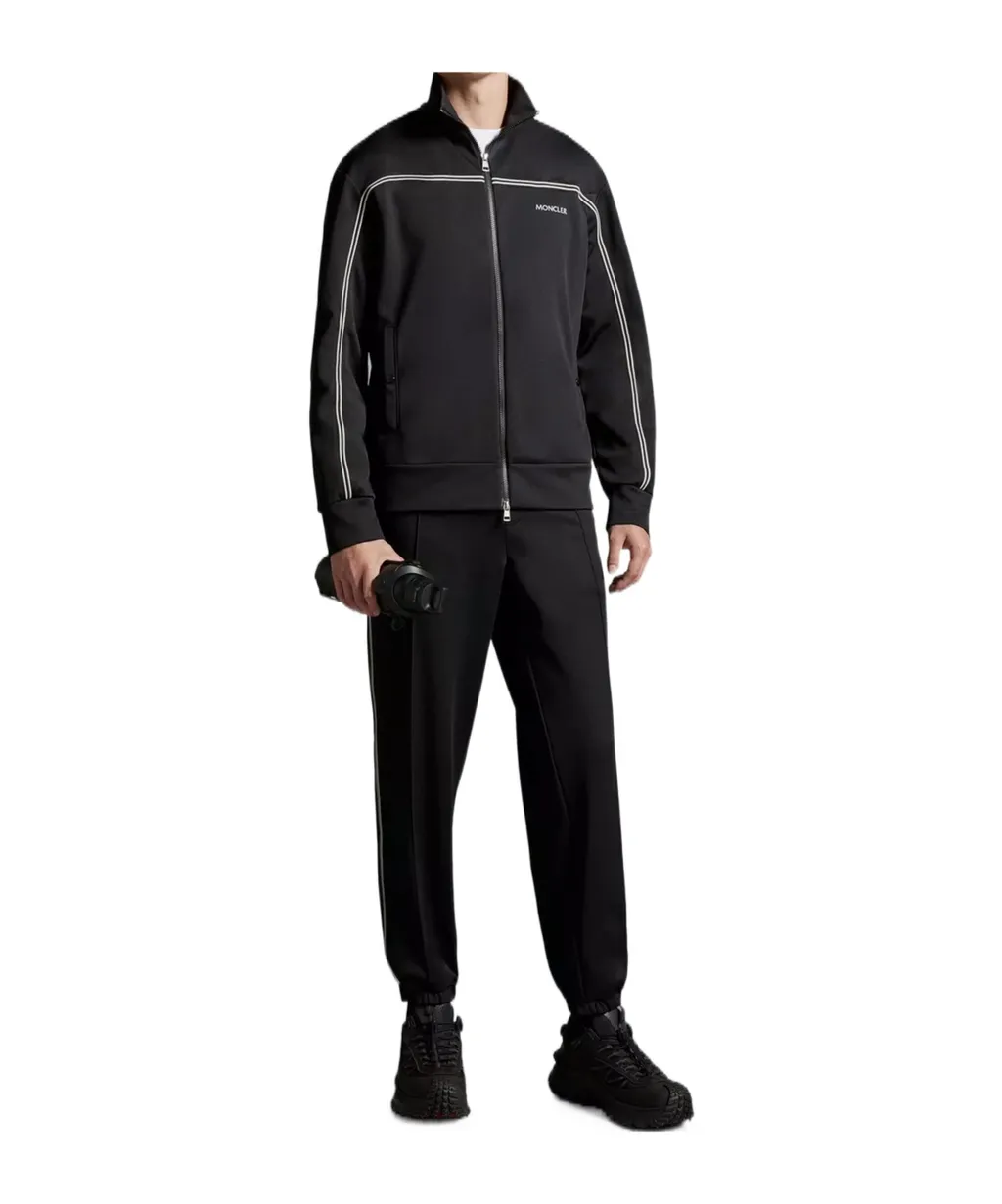 Moncler Logo Patch Elastic Waist Jogging Pants