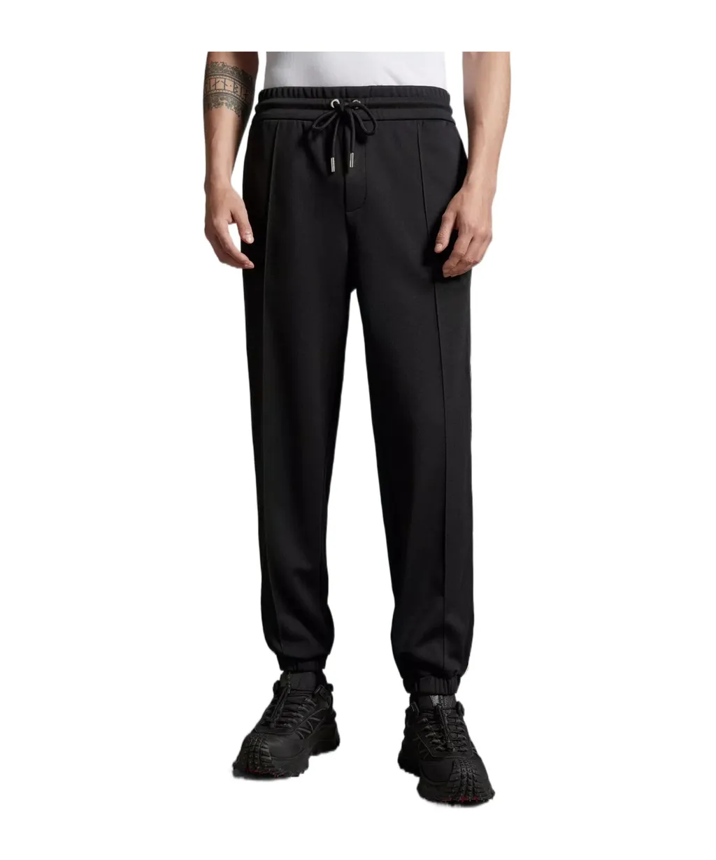 Moncler Logo Patch Elastic Waist Jogging Pants