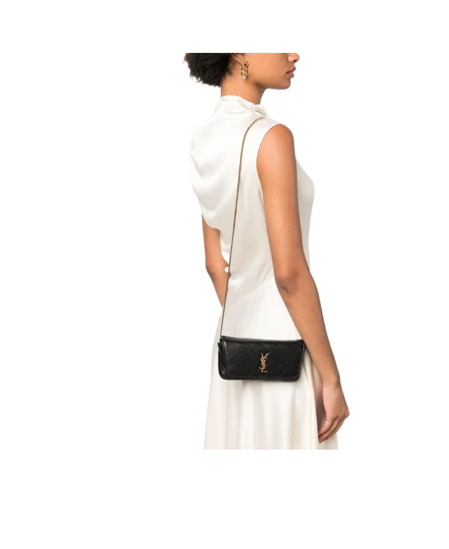 Saint Laurent Gaby Chain Phone Holder