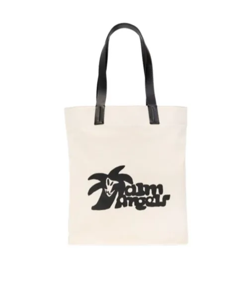 Palm Angels Logo Printed Tote Bag