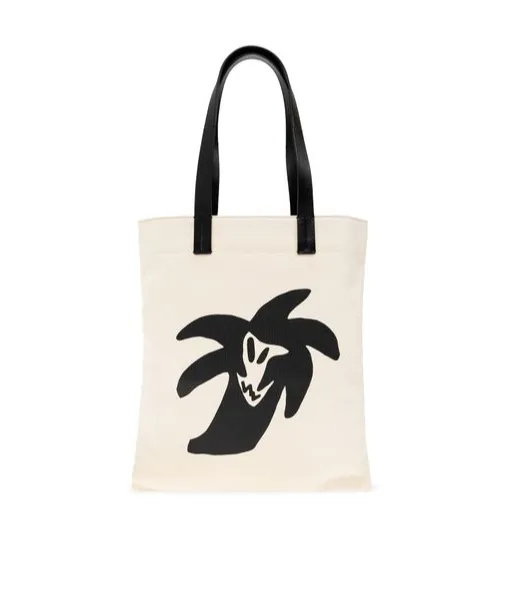 Palm Angels Logo Printed Tote Bag
