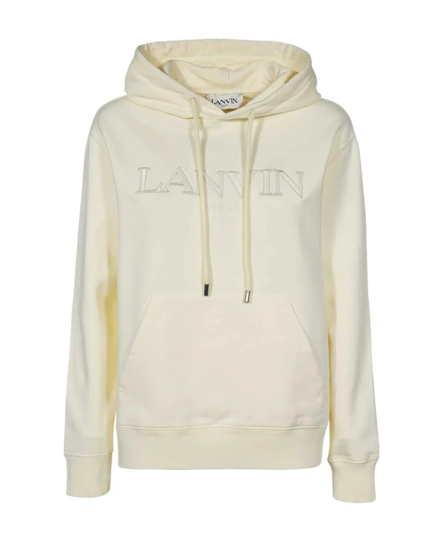Logo-Embroidered Fleece Hoodie