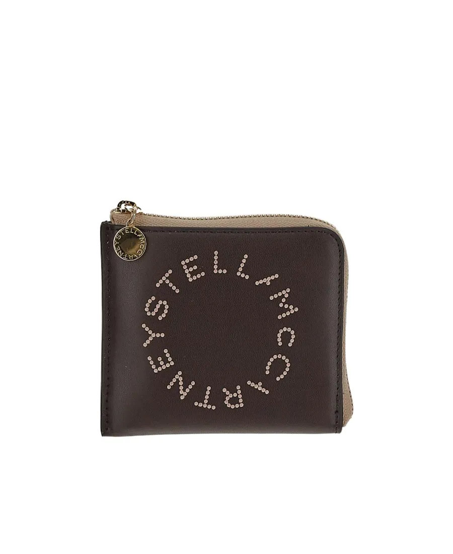 Stella Mccartney Logo Perforated Card Holder