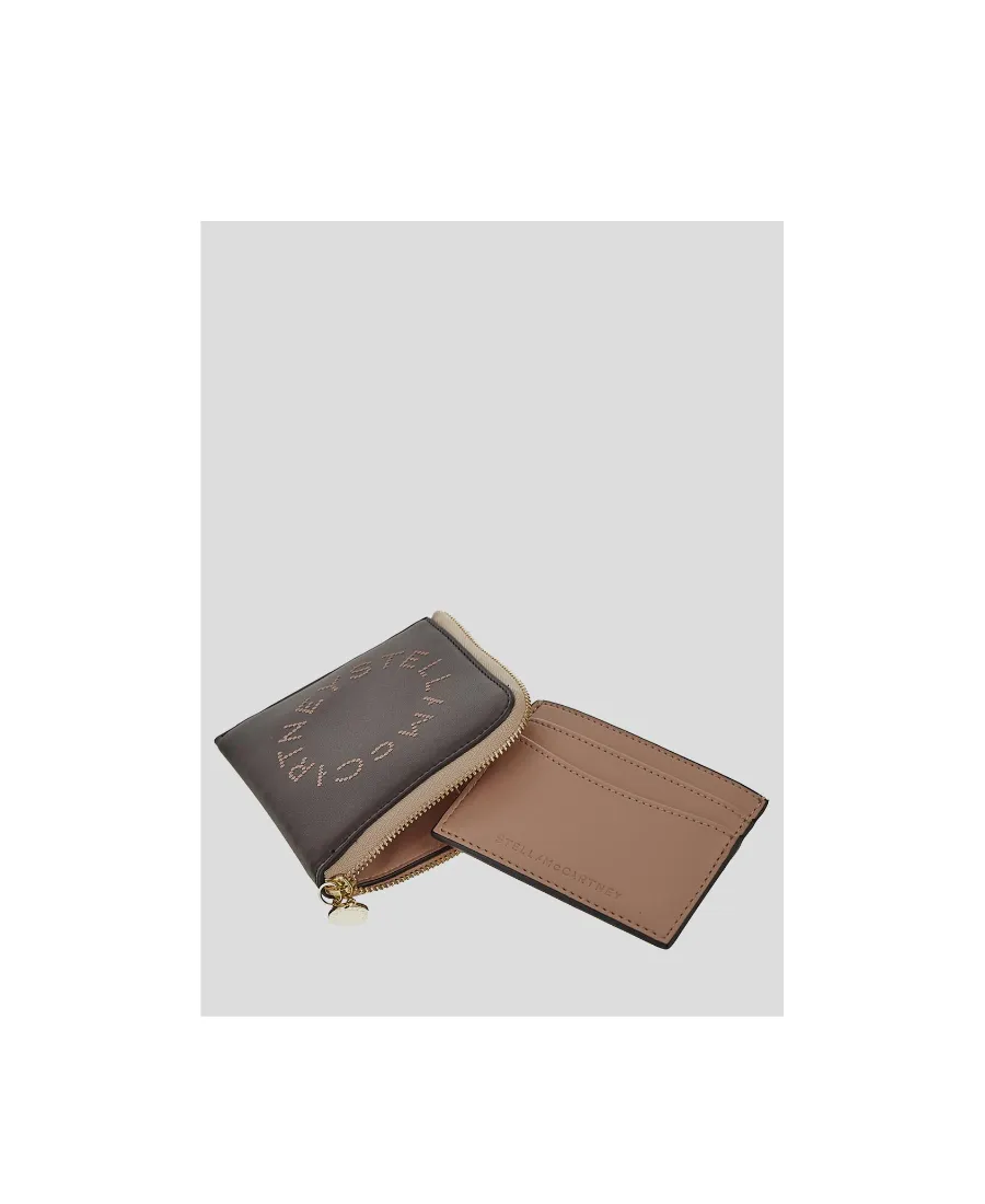 Stella Mccartney Logo Perforated Card Holder