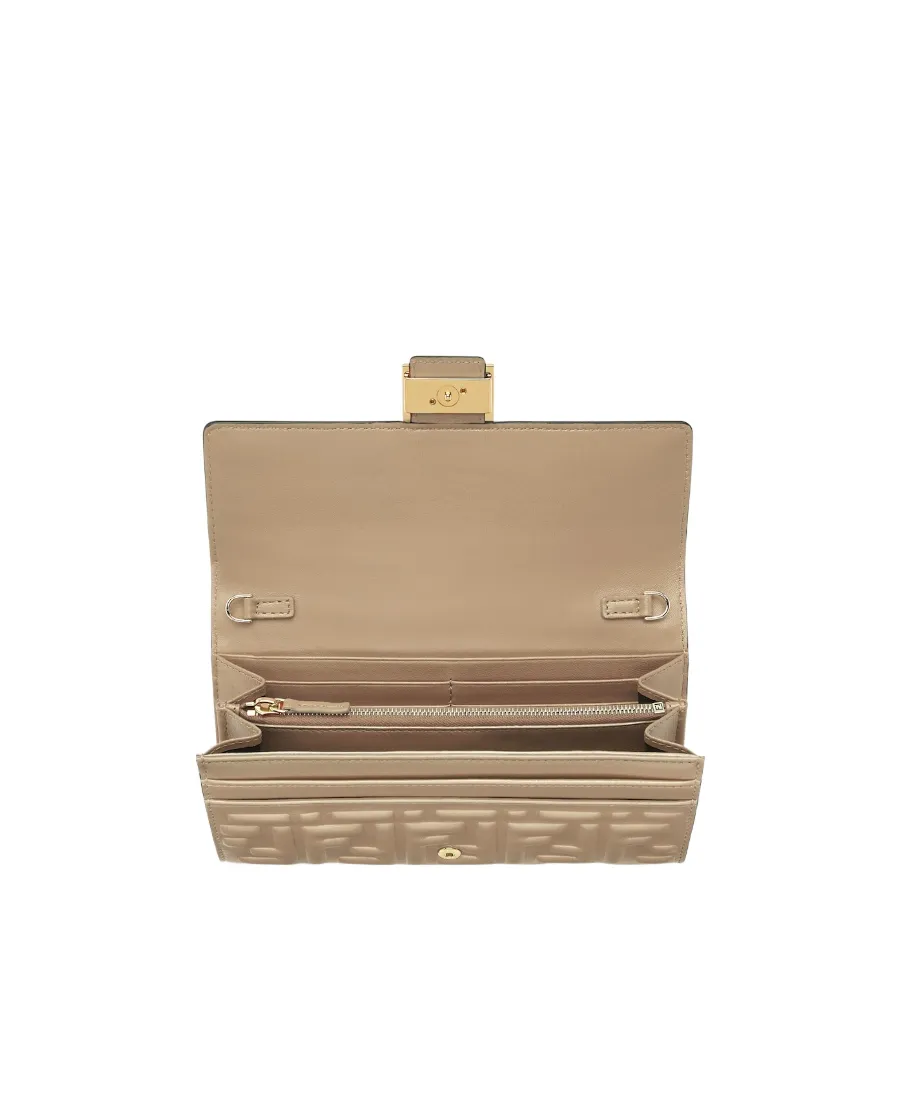 Fendi Ff Motif Baguette Continental Chain-Linked Wallet