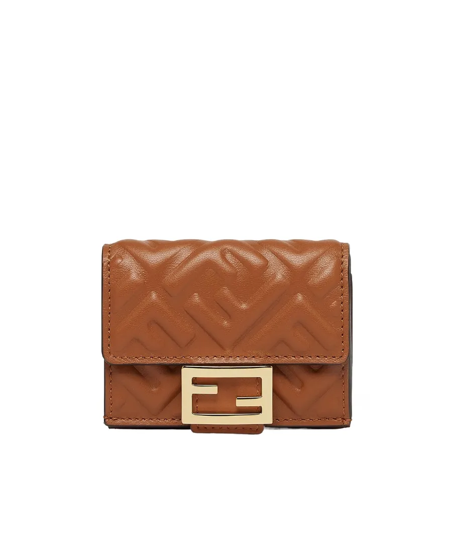 Fendi F Is Fendi Embossed Wallet