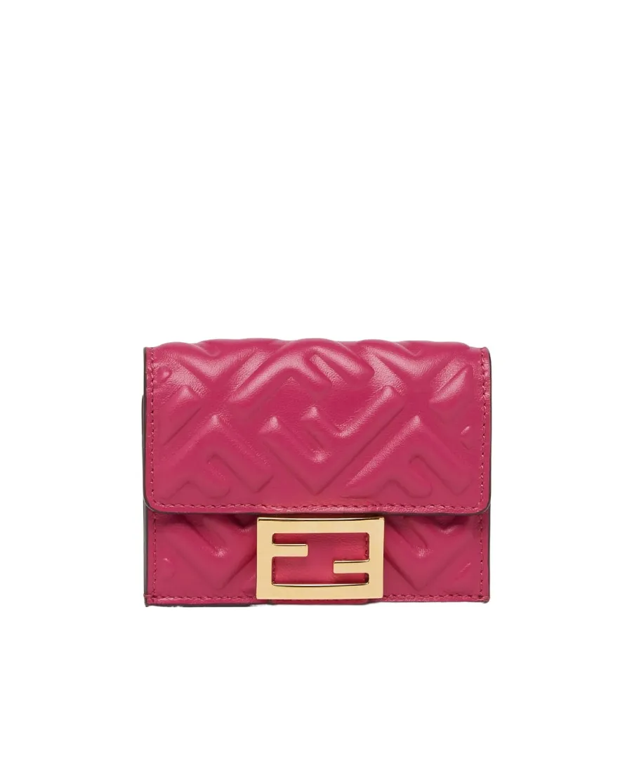 Fuchsia Nappa Leather Wallet