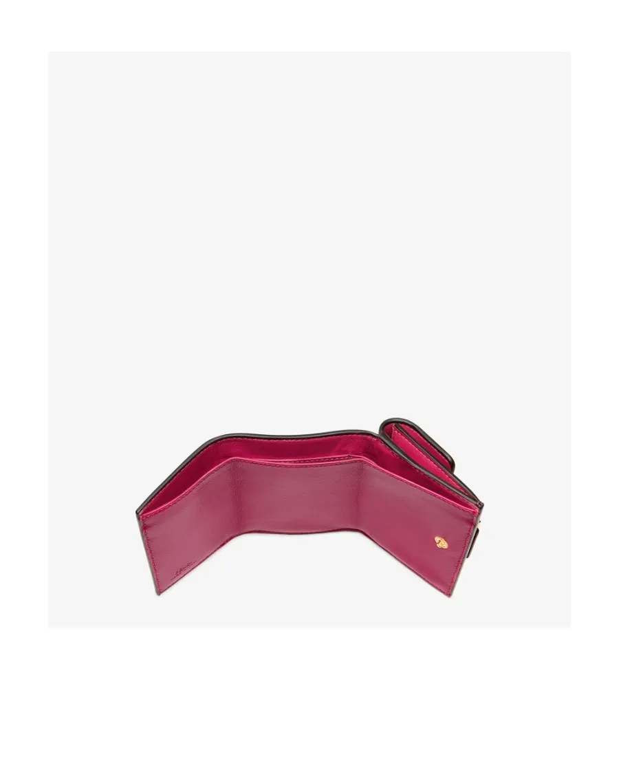 Fuchsia Nappa Leather Wallet