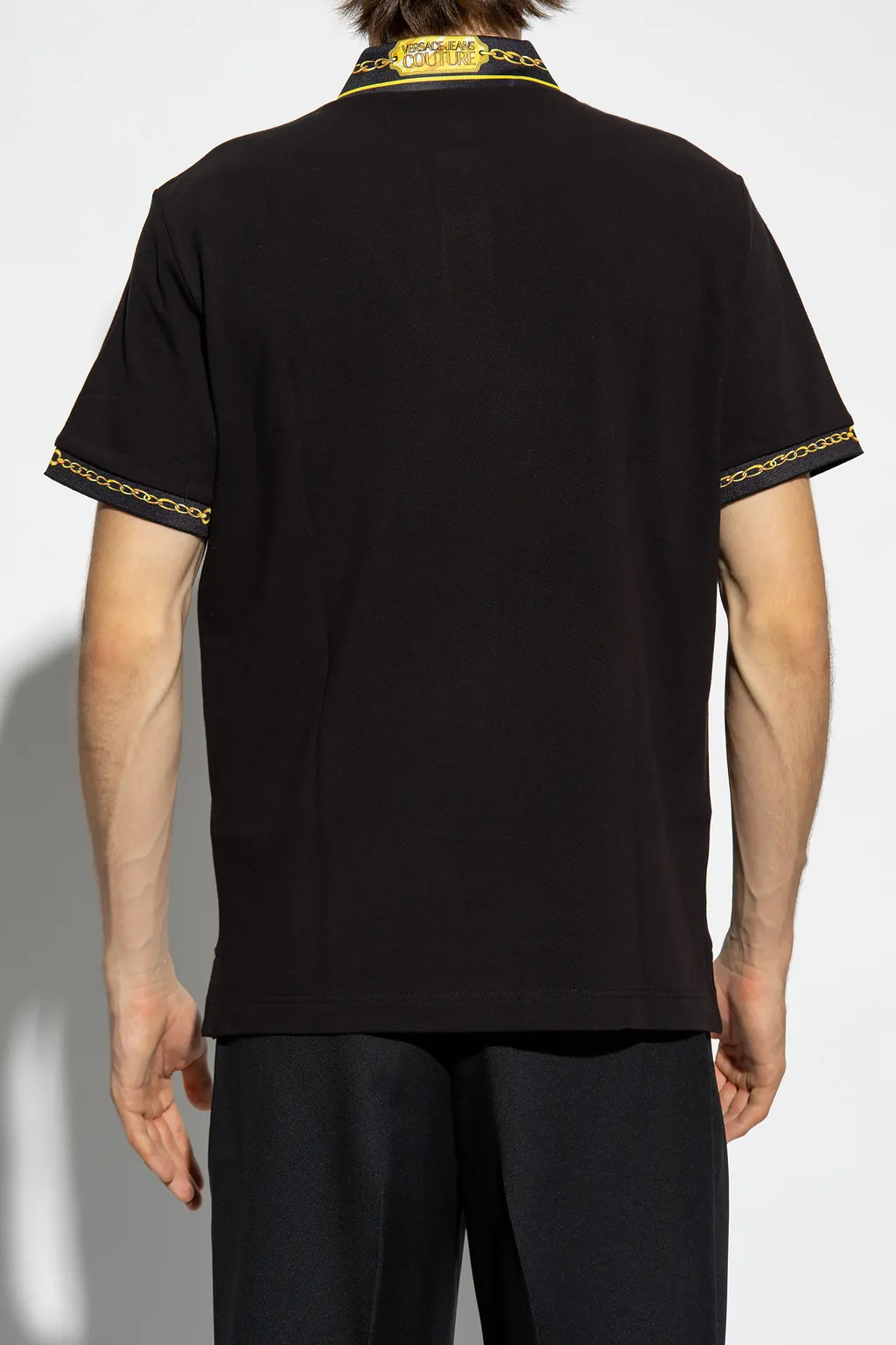 Chain-Link Polo Shirt