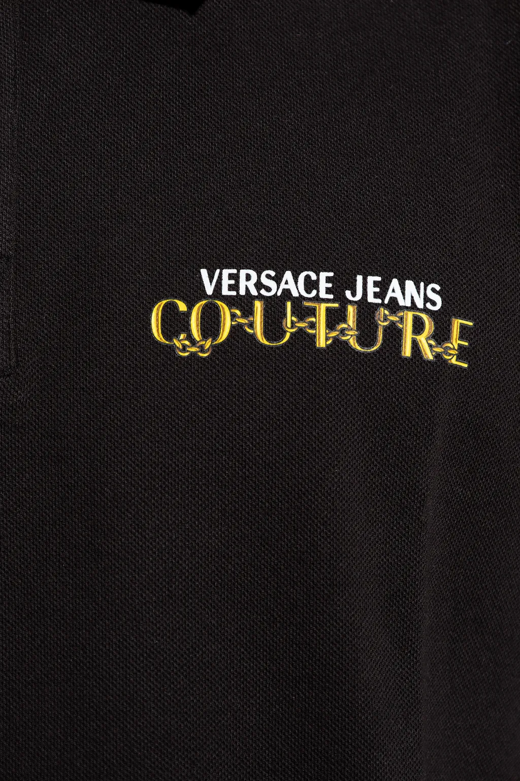 Chain-Link Polo Shirt