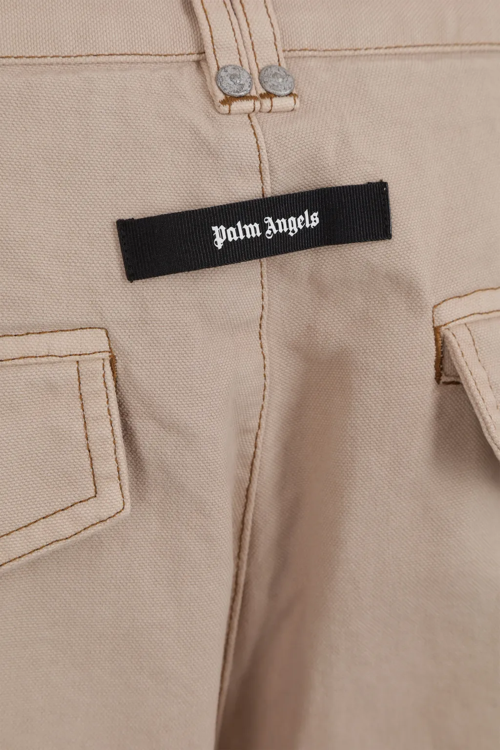 Palm Angels Mid-Rise Wide-Leg Pants