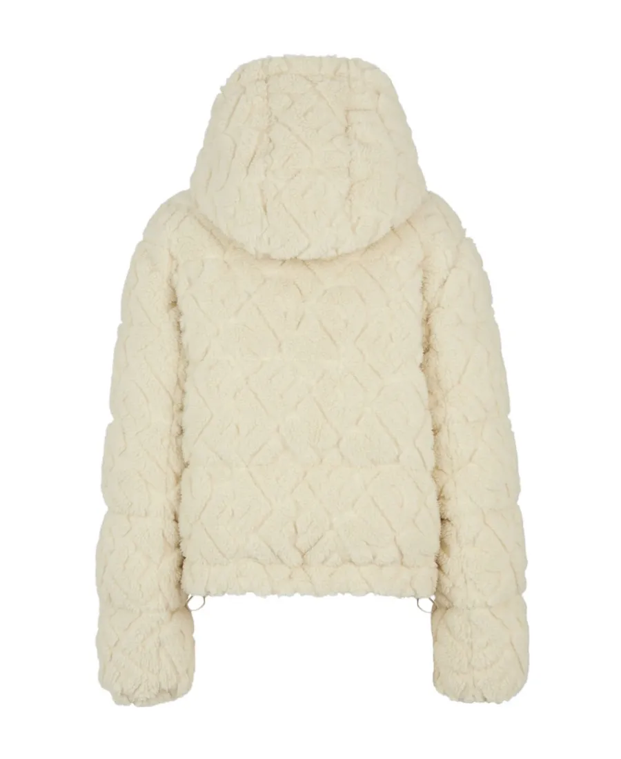 White Wool Blouson