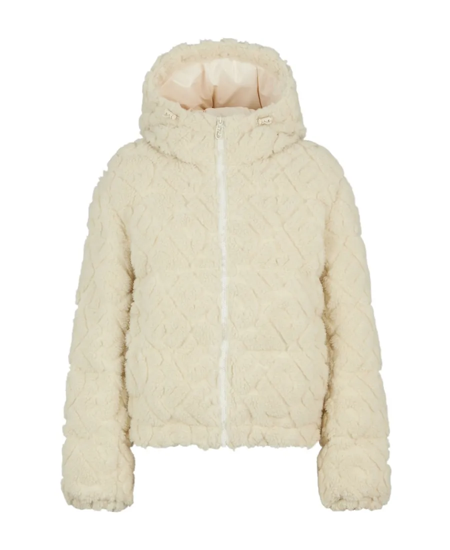 White Wool Blouson