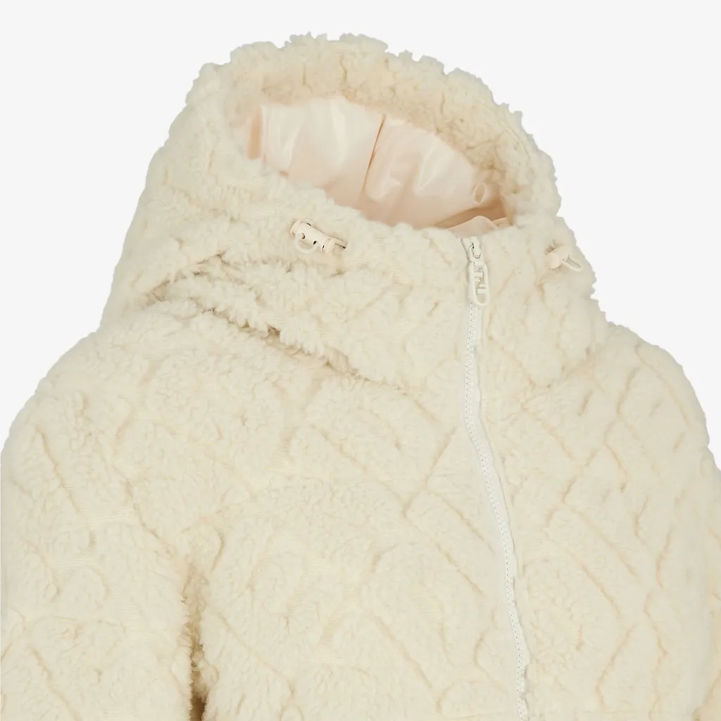 White Wool Blouson
