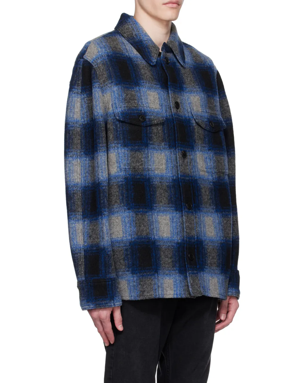 Isabel Marant Checked Long-Sleeved Shirt