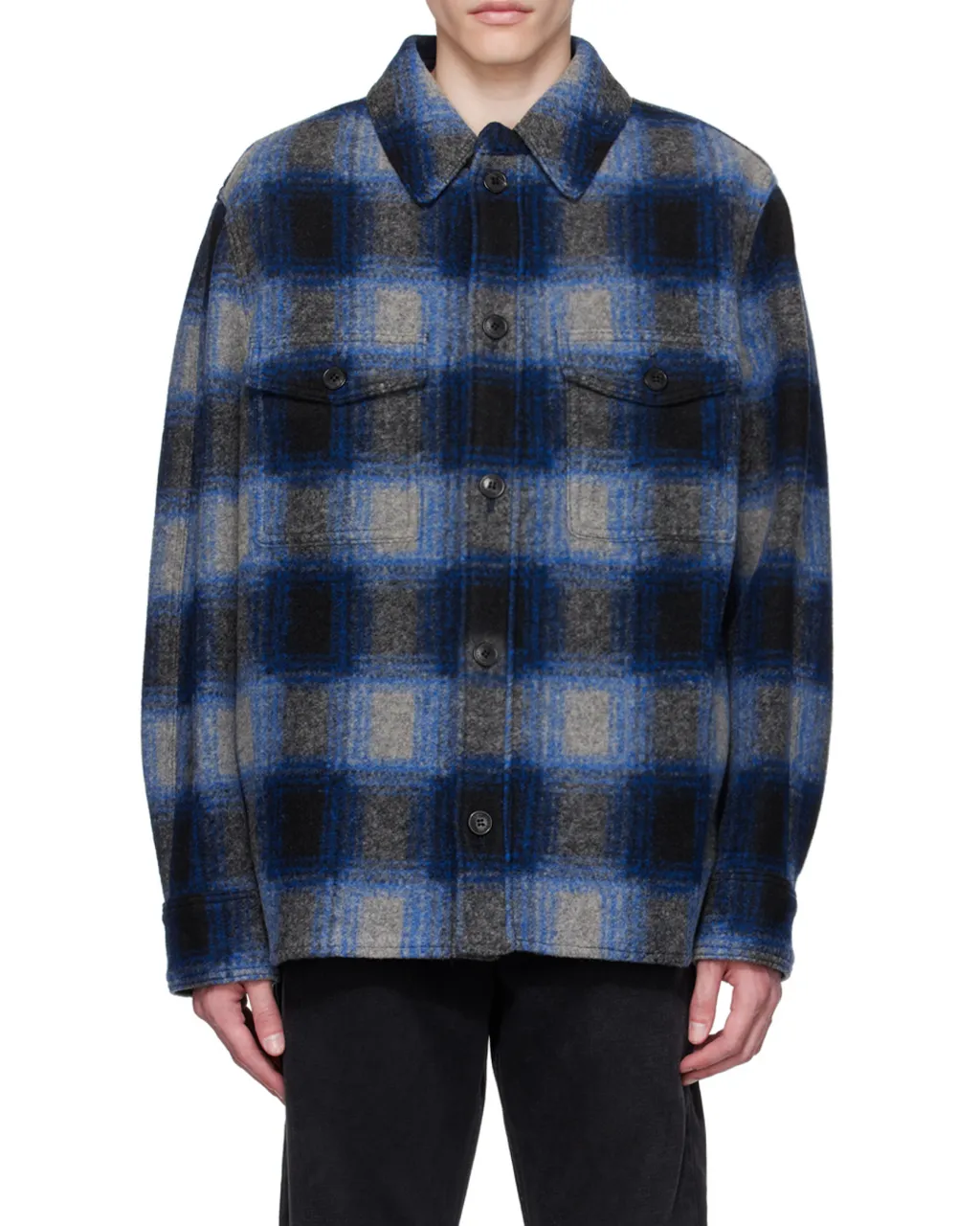 Isabel Marant Checked Long-Sleeved Shirt