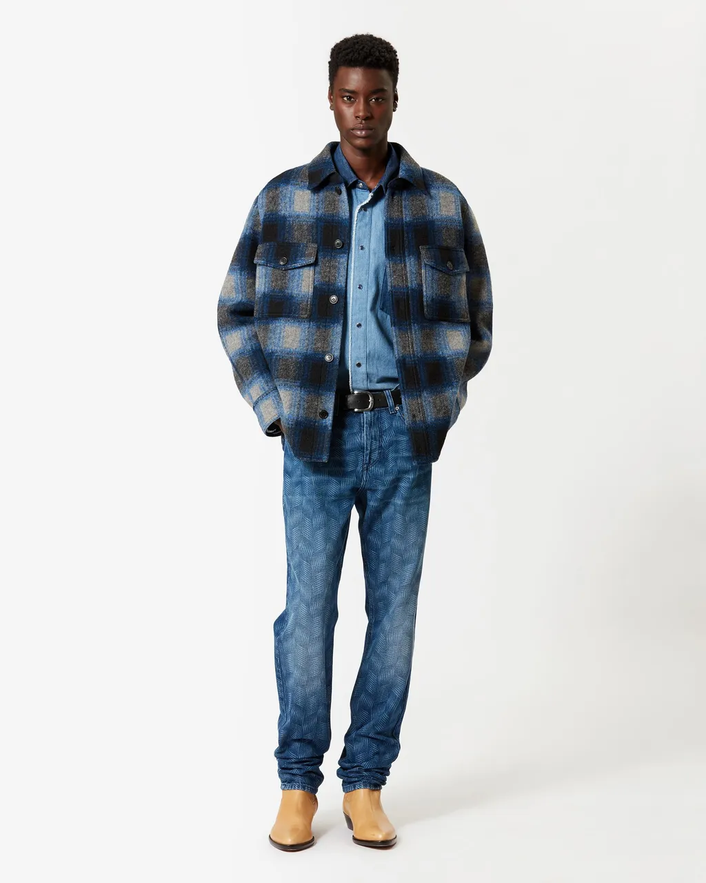 Isabel Marant Checked Long-Sleeved Shirt
