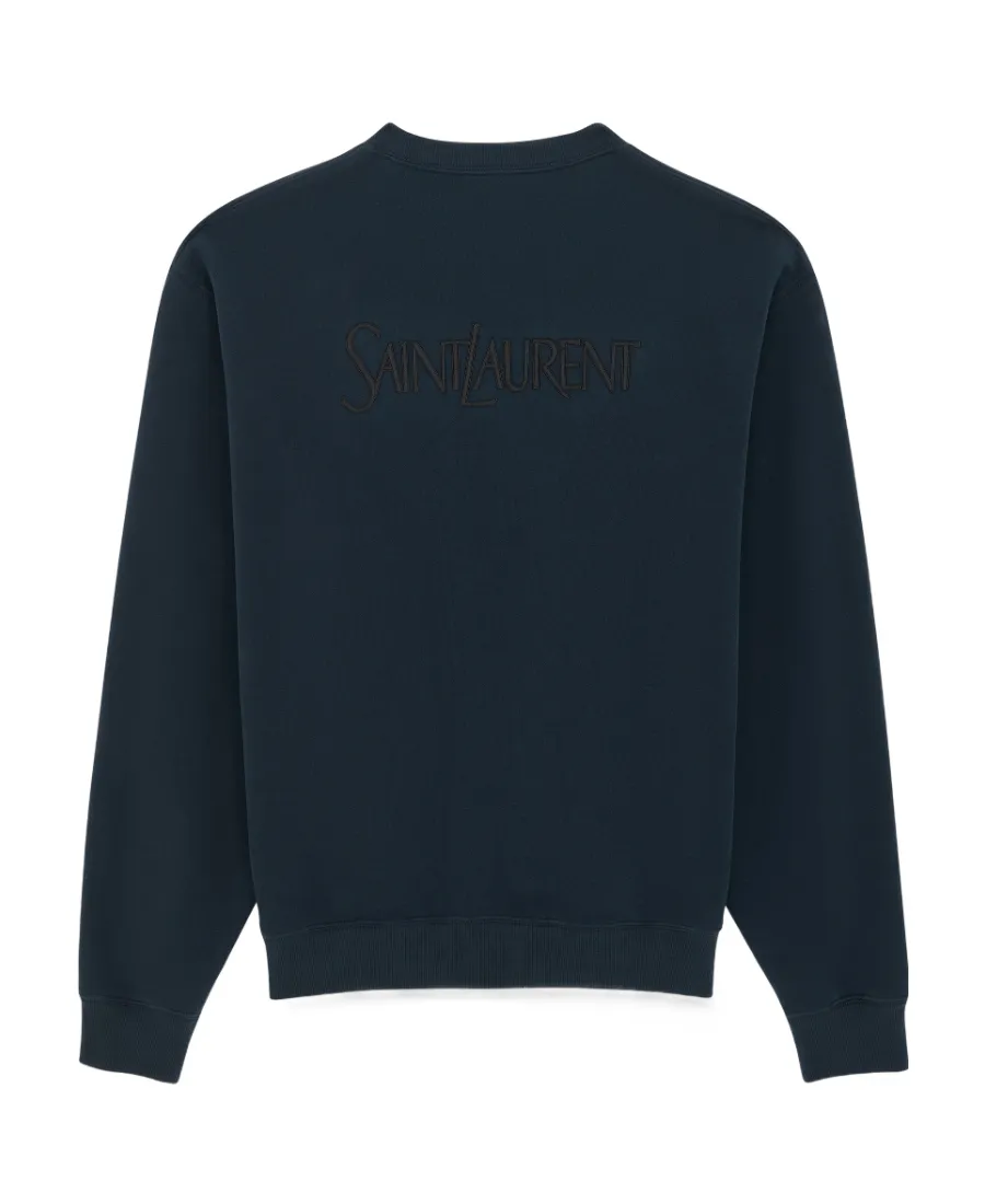 Saint Laurent Crewneck Long-Sleeved Sweatshirt