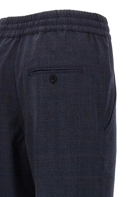 Priska Checked Stretch-Wool Trousers