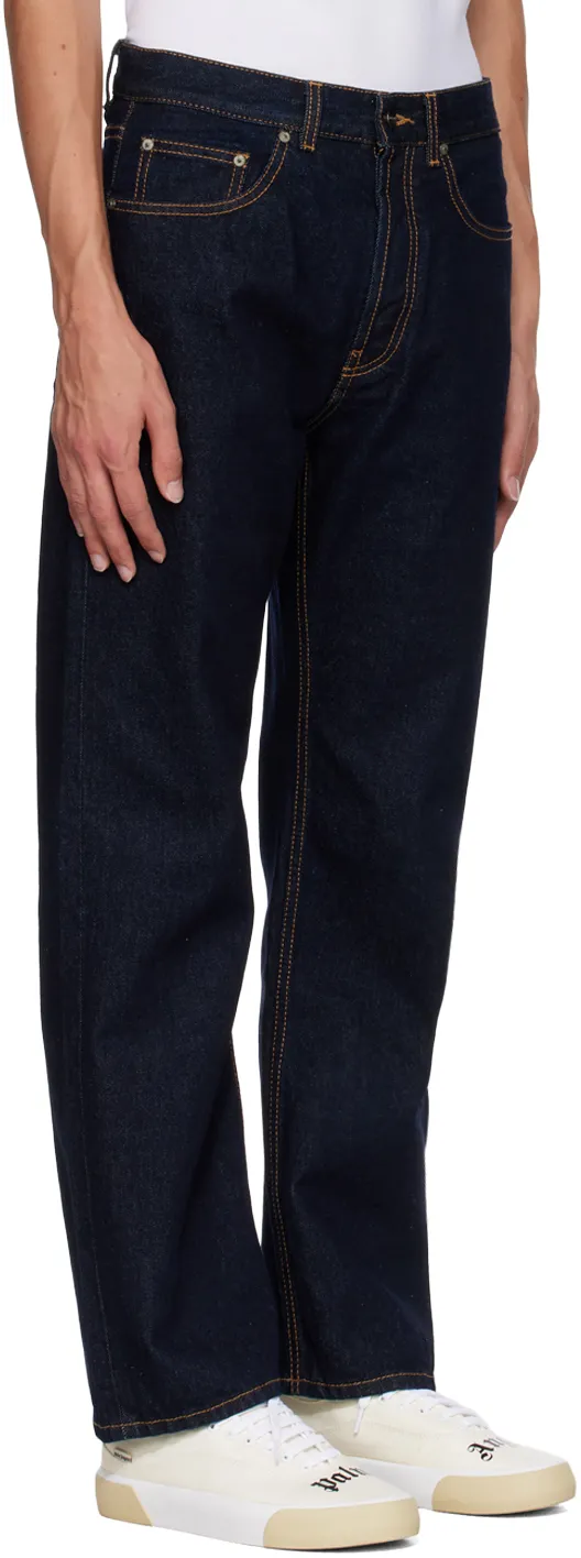 Palm Angels Logo-Embroidered Jeans