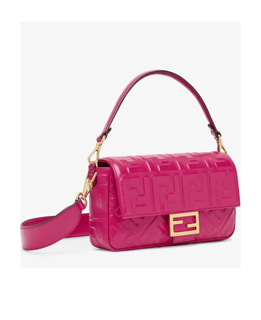 Fuchsia Nappa Leather Bag