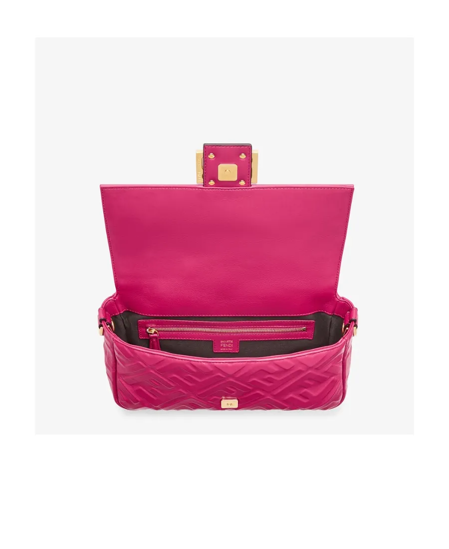 Fuchsia Nappa Leather Bag