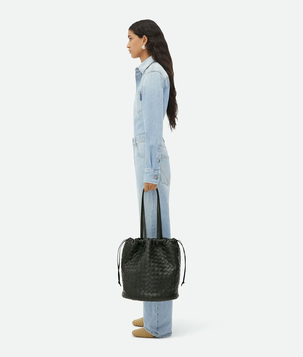 Medium Braided Shoulder Bag