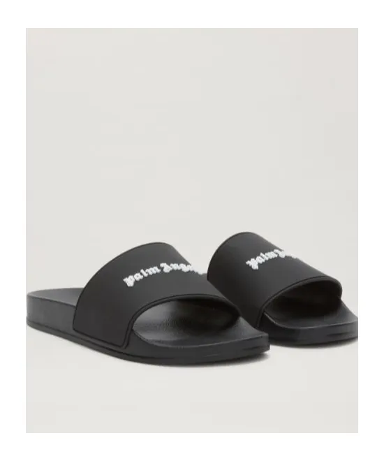 Palm Angels Logo Embossed Slides