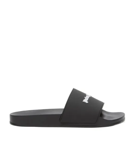 Palm Angels Logo Embossed Slides