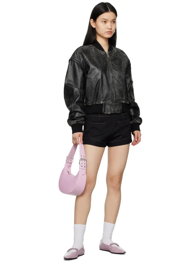 Crocodile Embossed Ballet Shoes