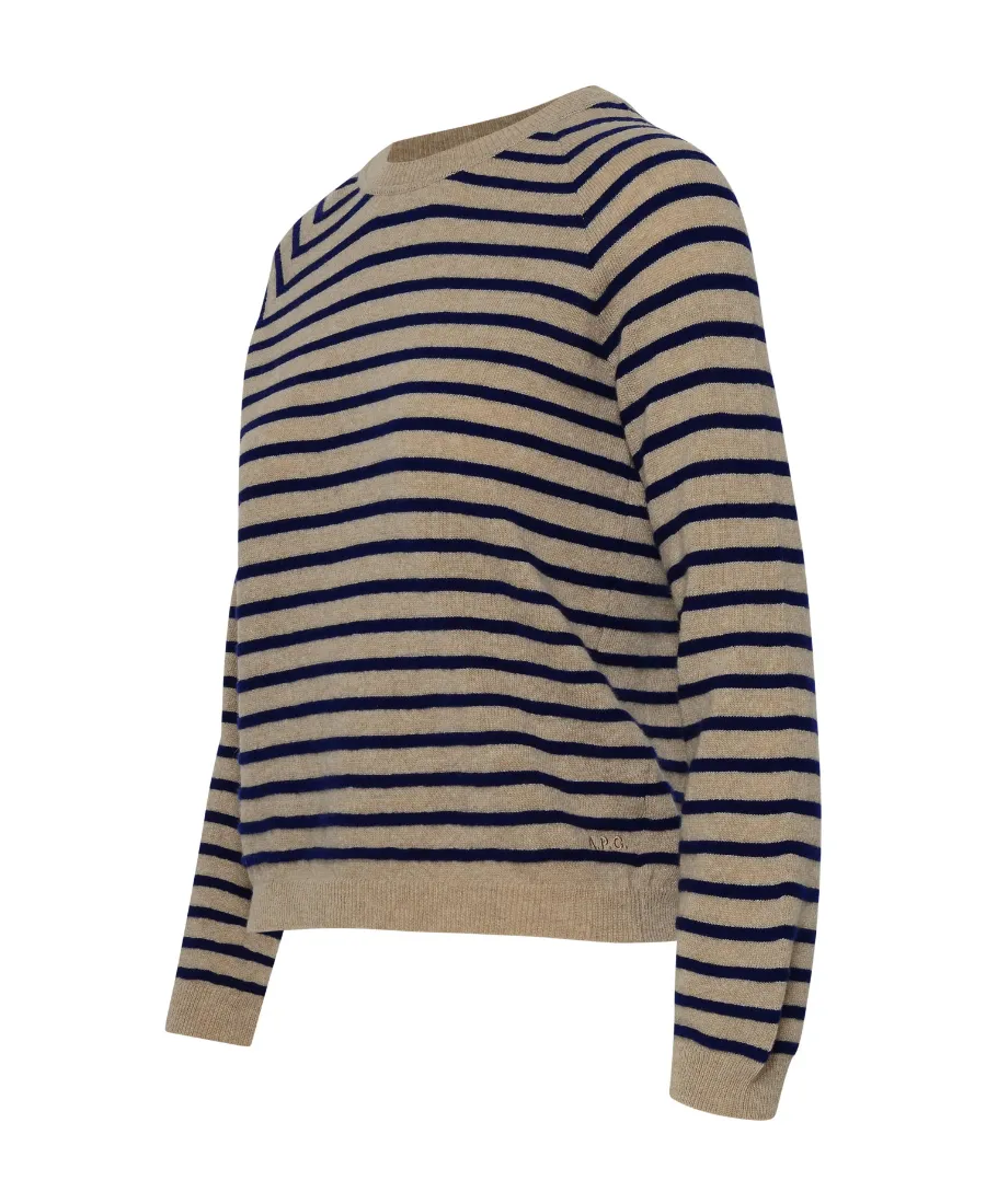 A.P.C. Striped Crewneck Sweater