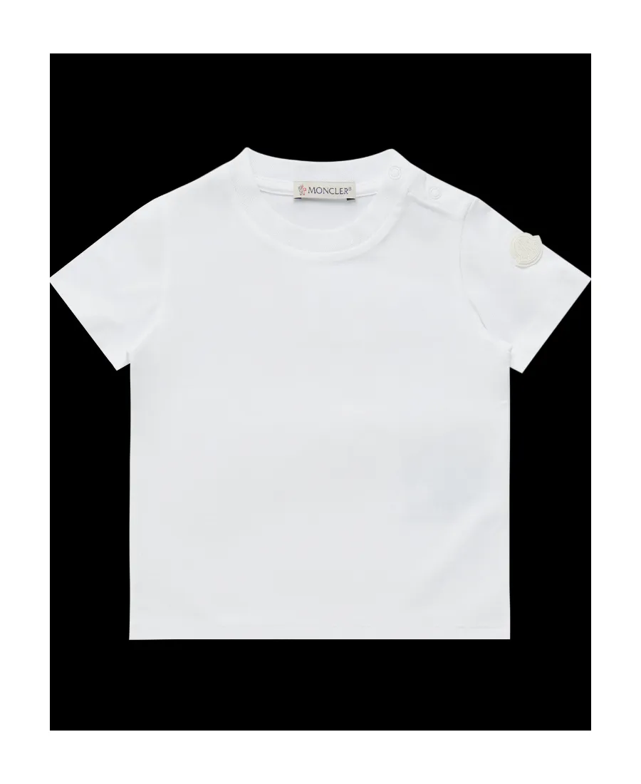Moncler Enfant Logo Printed Crewneck Short-Sleeved Dress