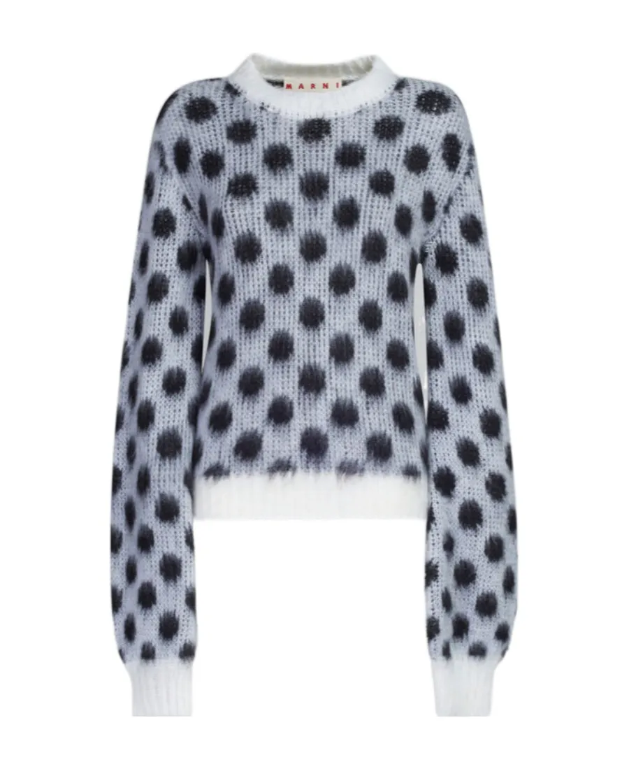 Marni Polka-Dot Knitted Jumper