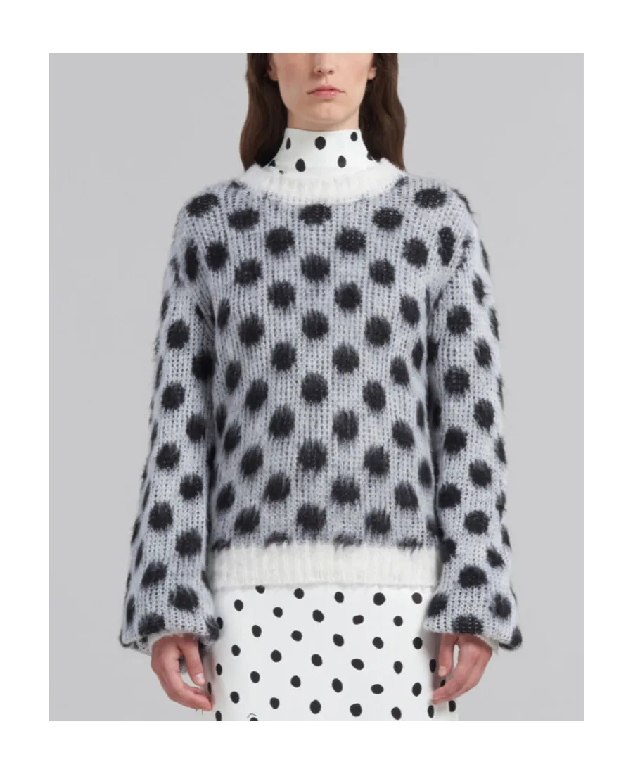 Marni Polka-Dot Knitted Jumper
