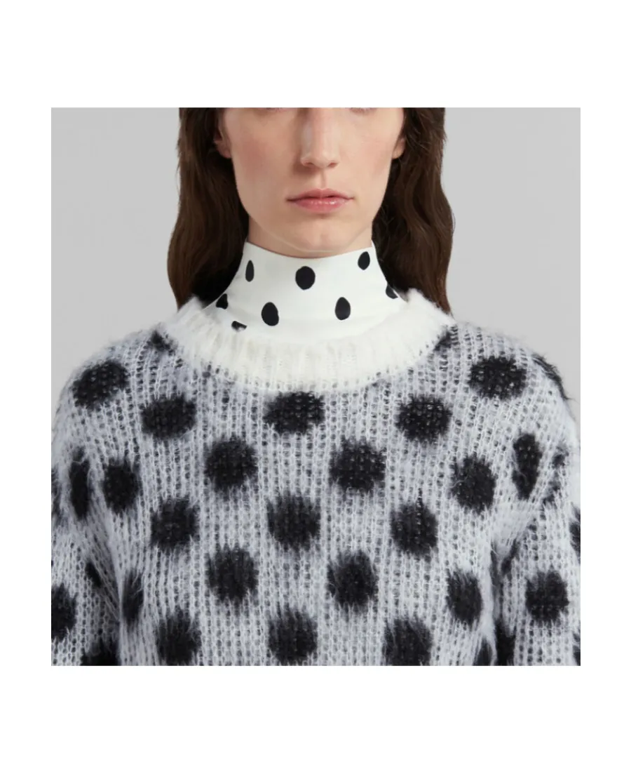 Marni Polka-Dot Knitted Jumper