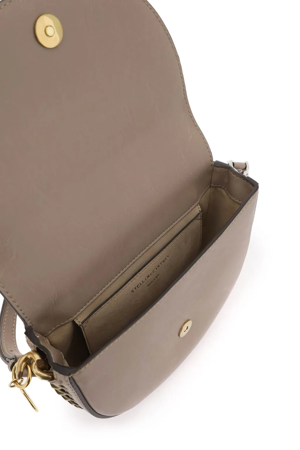 Stella Mccartney Frayme Chain Detailed Shoulder Bag