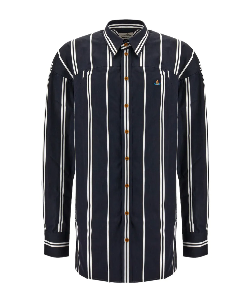 Vivienne Westwood Striped Long-Sleeved Shirt