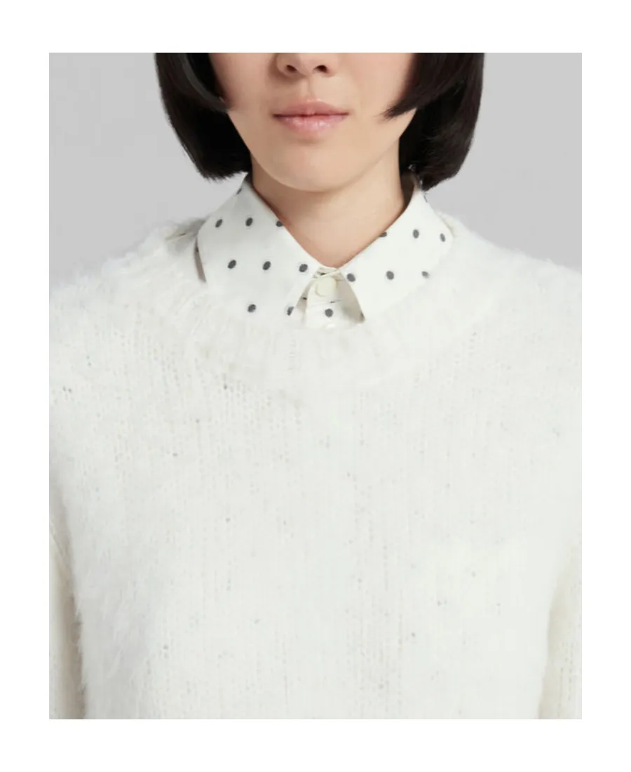 Marni Crewneck Cropped Knit Jumper