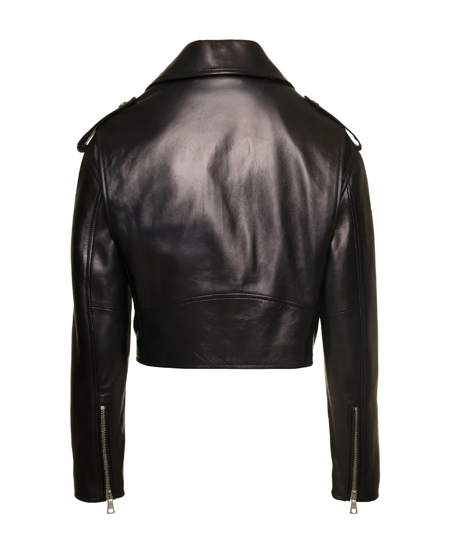 Palm Angels Zipped Cropped Jacket