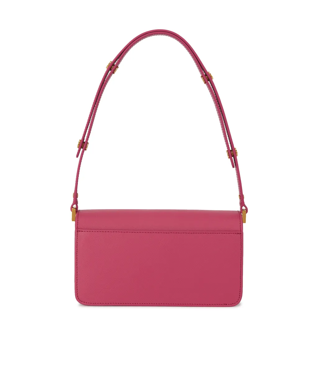 Marni Trunk E/W Foldover Top Shoulder Bag