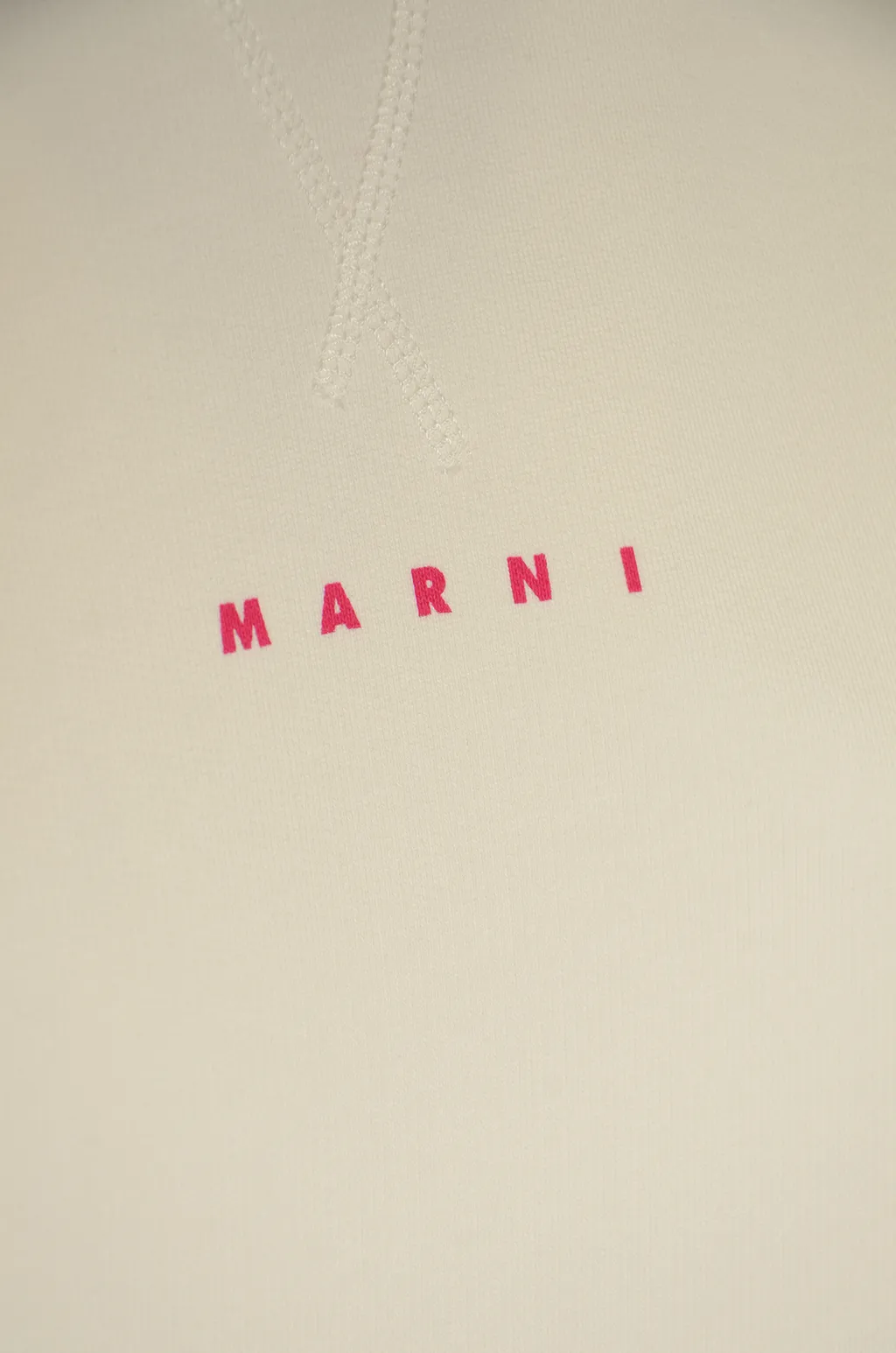 Marni Logo Printed Drawstring Hoodie